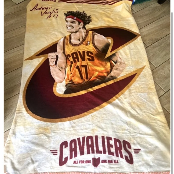 Cleveland Cavaliers Anderson Varejao promotional blanket - Picture 2 of 3